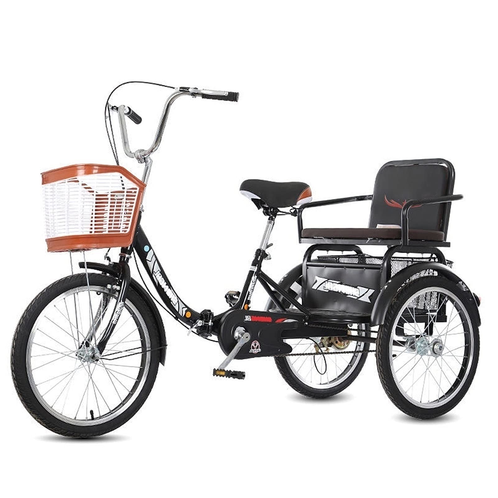 Buy zyy Adult Tricycles 1 Speed 20 Inch Three Wheel Bike Cruiser Trike