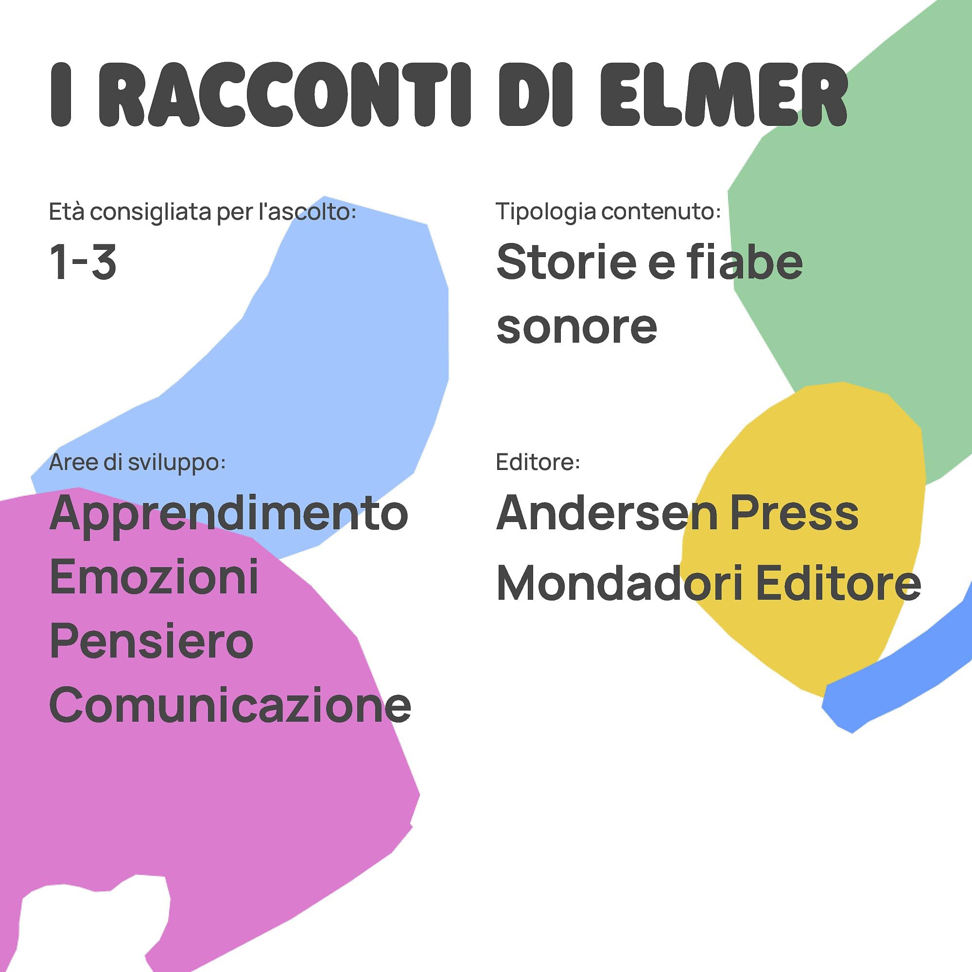FABA Personaggio Sonoro - I racconti di Elmer – Storie e fiabe sonore per bambini e bambine 1-3 anni - Ascoltabile con il Raccontastorie e FABA+, versione italiana