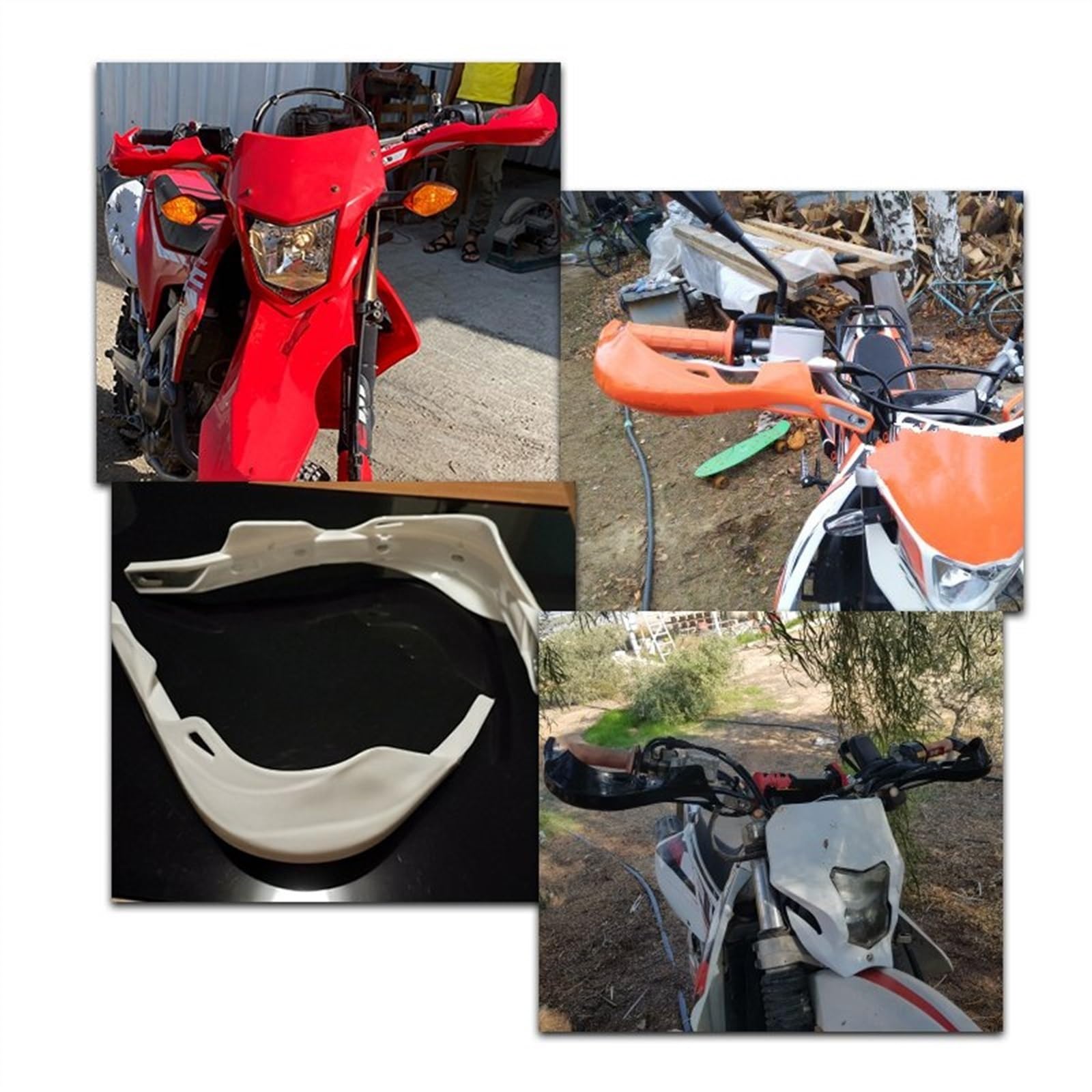 Guardamanos De 22MM Y 28MM para Manillar Motocicleta, Protección para, Protectores Mano para Suzuki(Yellow)