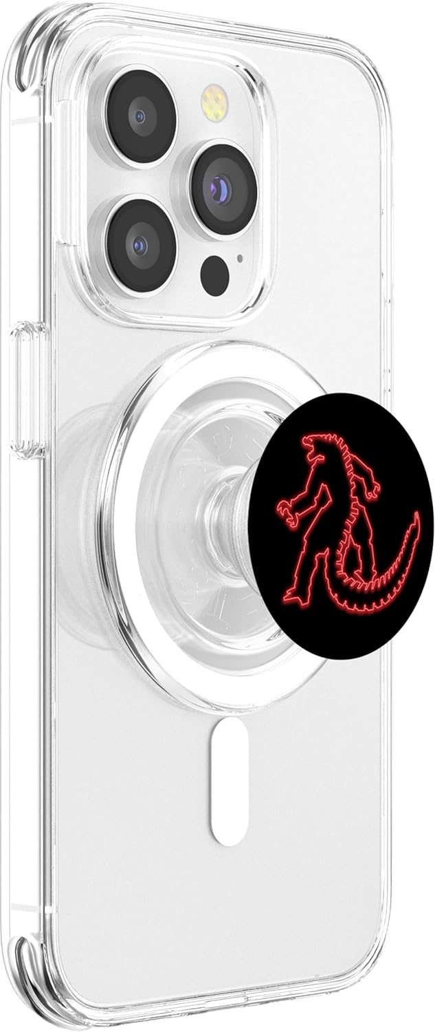 Godzilla vs Kong - Mechagodzilla Neon PopSockets PopGrip for MagSafe
