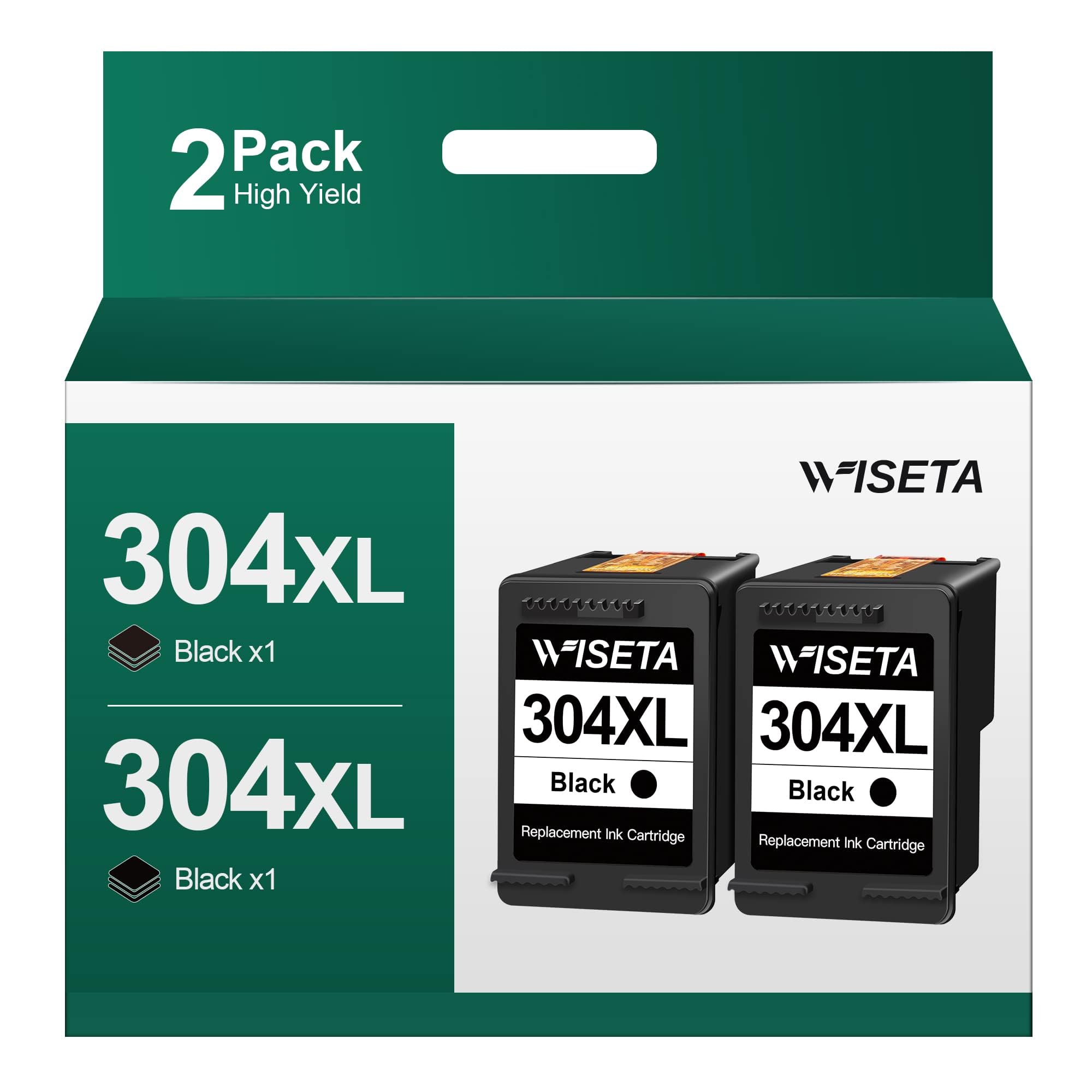 HP 304 XL Remanufactured Ink Cartridges 3-Pack - High Capacity Black & Tri-Colour 3-Pack Ink Cartridges - Compatible For (N9K07AE, N9K08AE, HP 304XL, 304XL) - Best Office Supplies