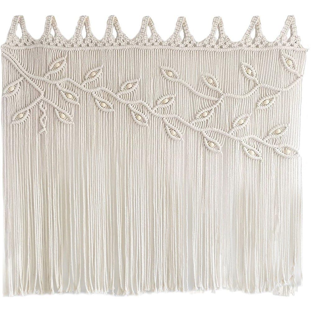 Tapisserie murale suspendue macramé rideau porte bohème tissé fond mural intérieur