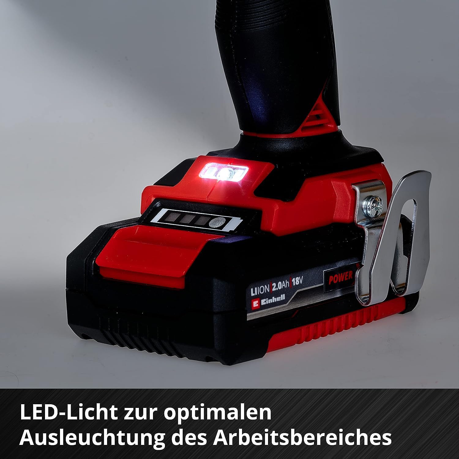 Einhell Professional Akkuschrauber TP-CD 18 Li-i BL Kit Power X-Change (18 V, Schlagfunktion, Brushless, 60 Nm, 2 Gang, LED Licht, Koffer, inkl. 2x 2,0 Ah Akku + Ladegerät)