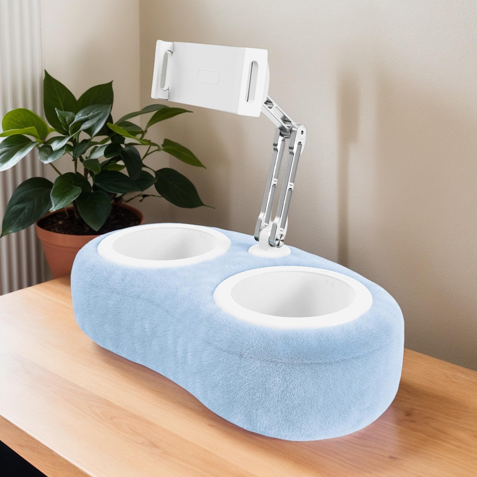 Supporto Tablet a Cuscino Supporto Girevole per Telefono | Supporto Girevole per Smartphone e Tablet per Divano Scrivania