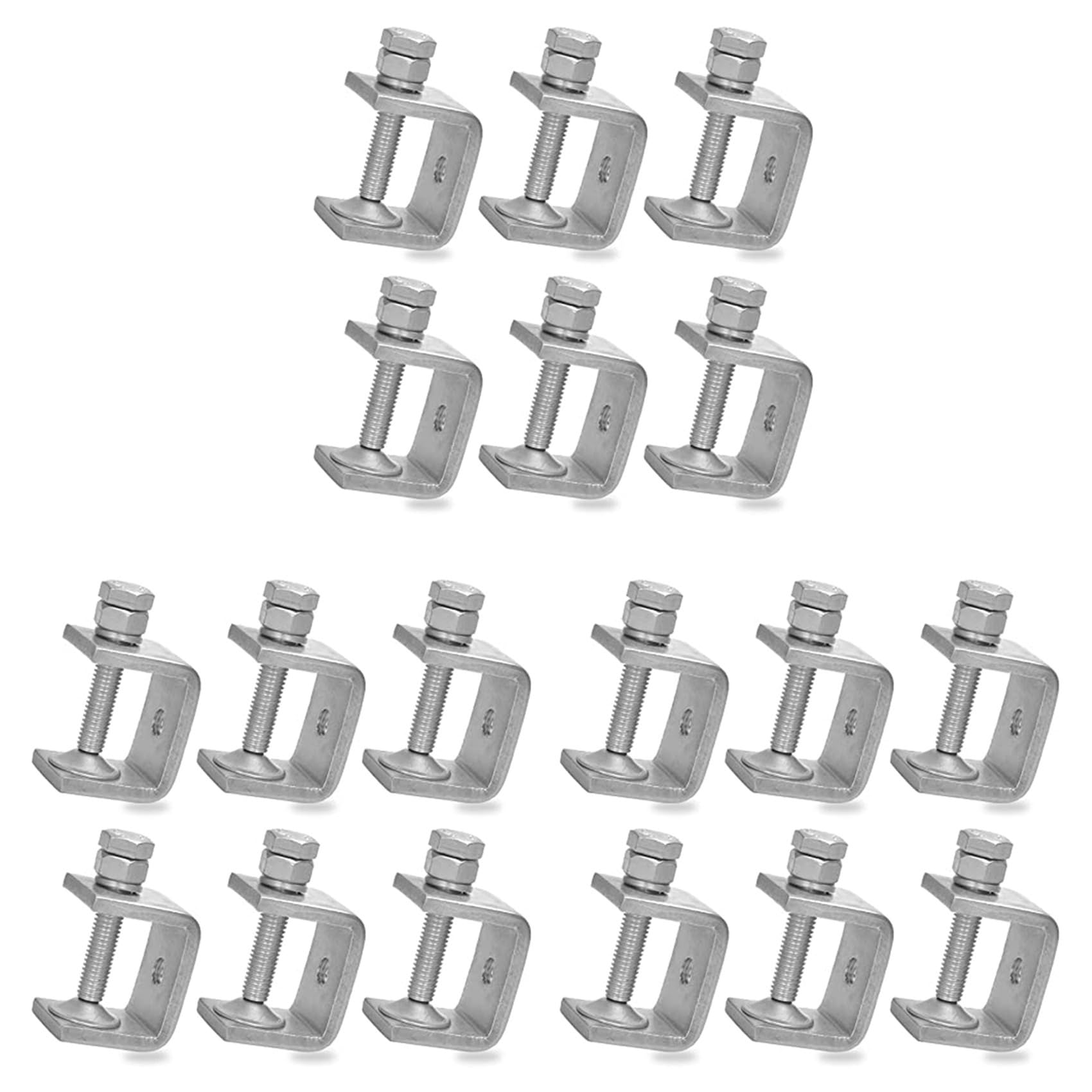 18 1-Calowy MałY Zacisk C Ze Stali Nierdzewnej do ObróBki Drewna, WytrzymałE Metalowe Zaciski U Mini Biurko -Clamp