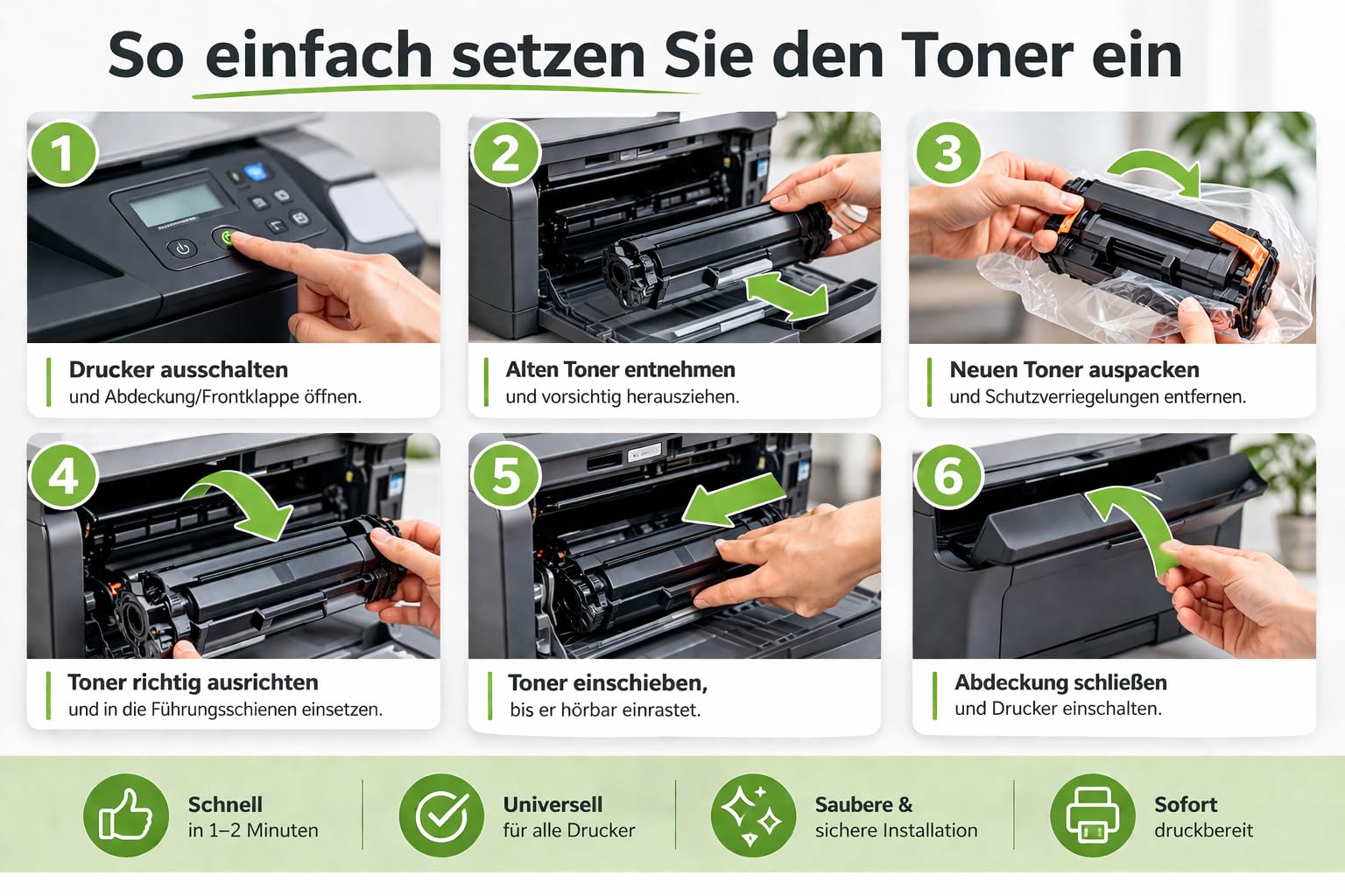 Mehrwegtoner Tóner compatible con Kyocera TASKalfa 420i 520i, sustituye TK725 con un 15% más de potencia