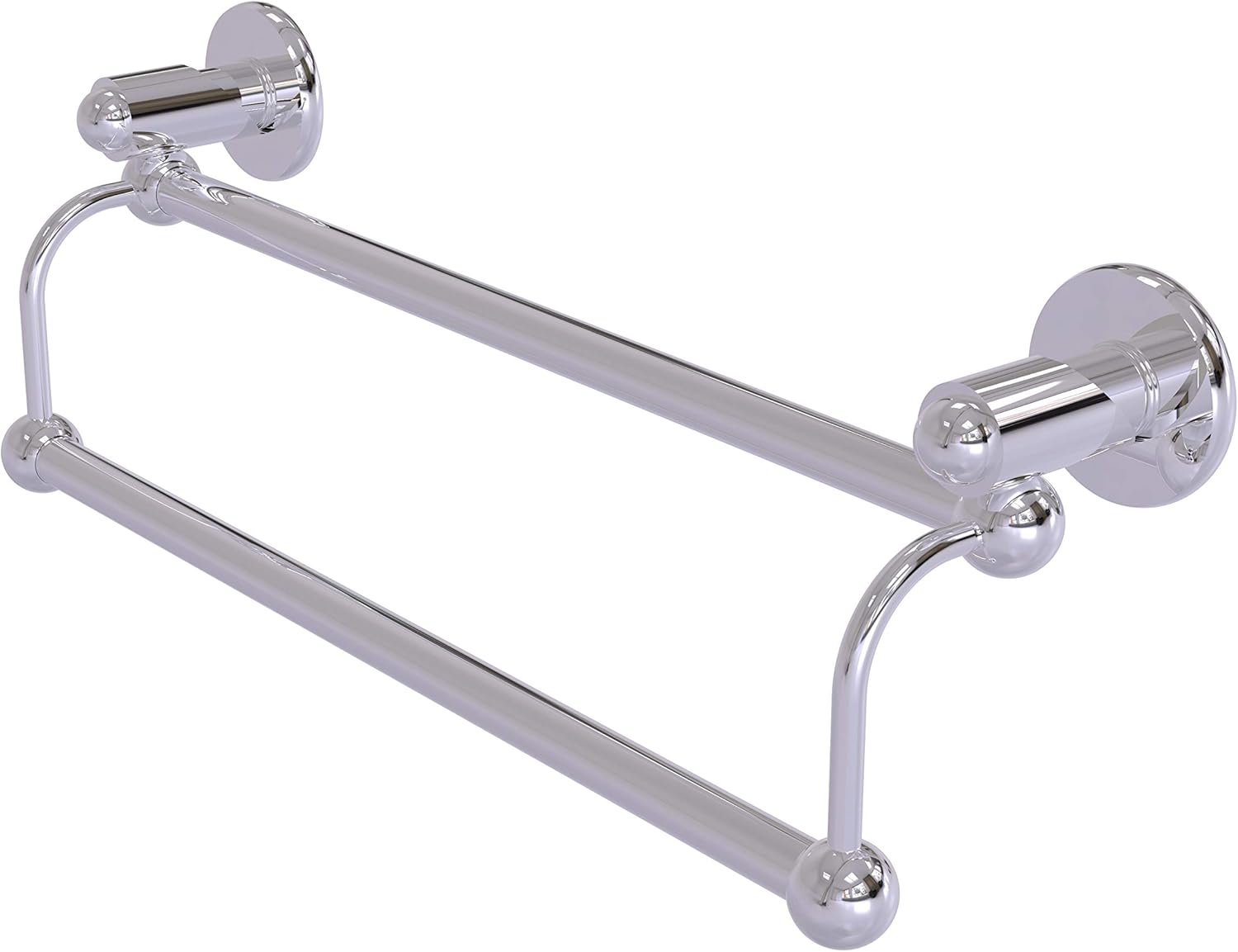 Allied Brass SH-72/18 18 Inch Double Towel Bar, Polished Chrome
