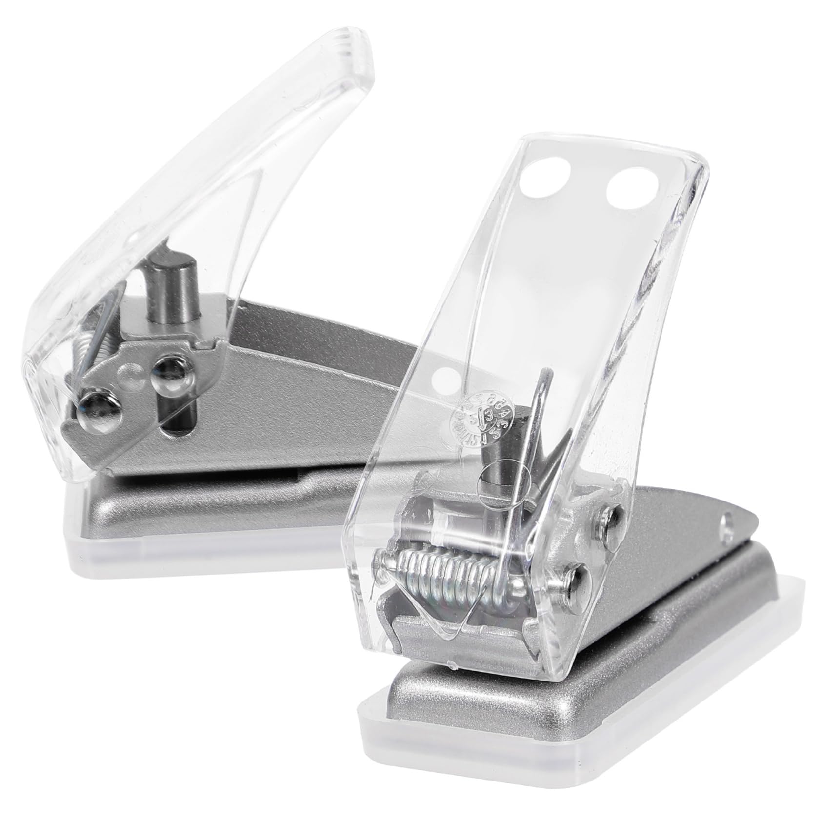10piezas Perforadora Manual Puncher De Plástico Para Manualidades Herramienta De Perforación Para Papel Tarjetas y Cartulina Diseño Compacto y Práctico