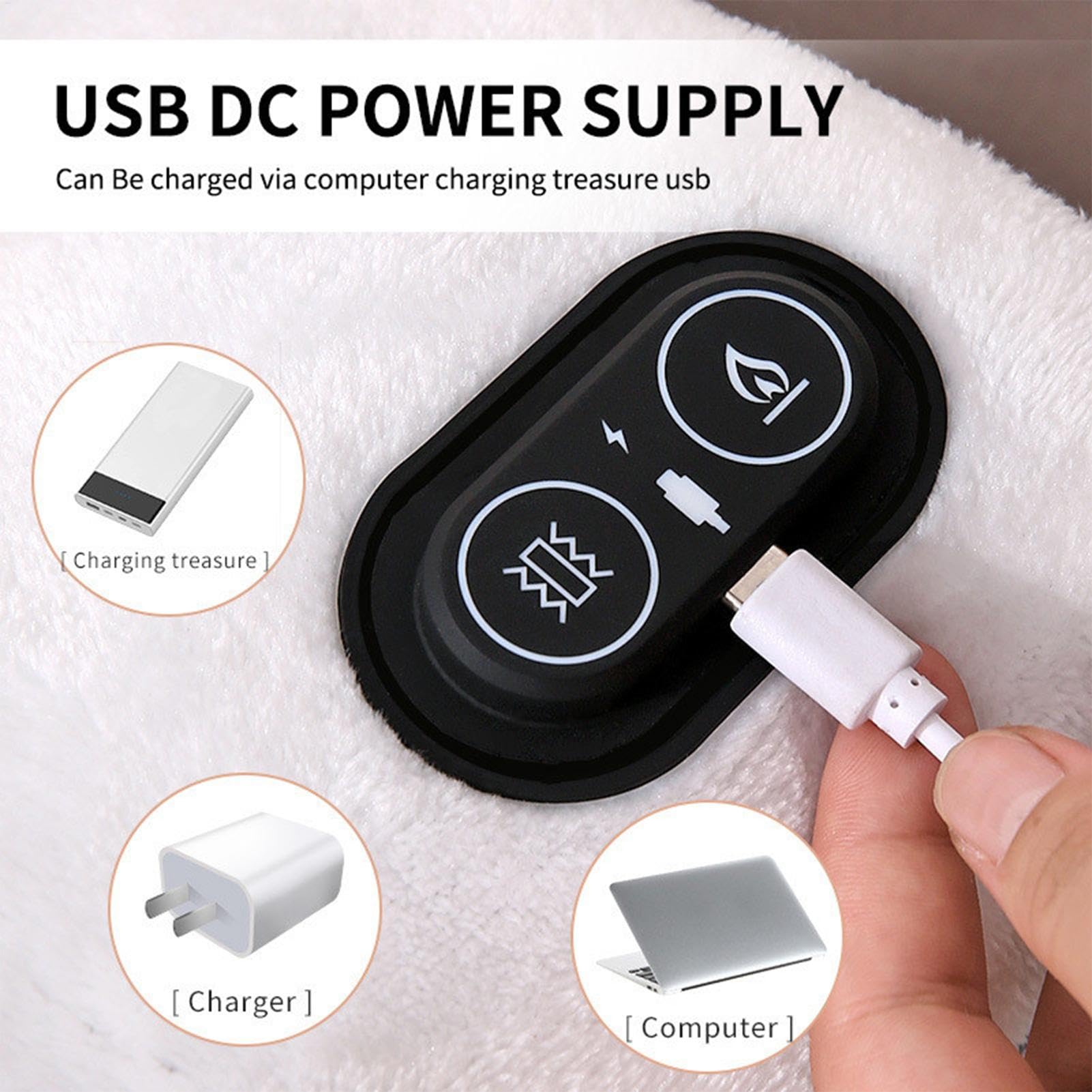 Chauffe-Mains Électriques Dispositif Portable de Chauffage Rapide à 3 Modes | Chauffe-Mains pour Camping Pour La Les La Randonnée Le Ski En Extérieur En Intérieur Le Travail Le Bureau