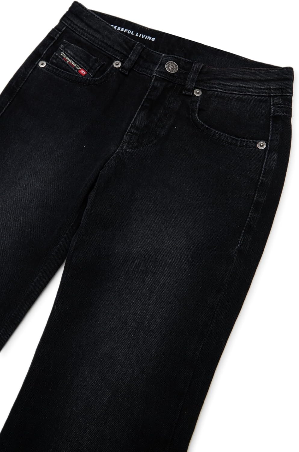 Diesel Girls' Black Shaded Bootcut Jeans - D-prilla