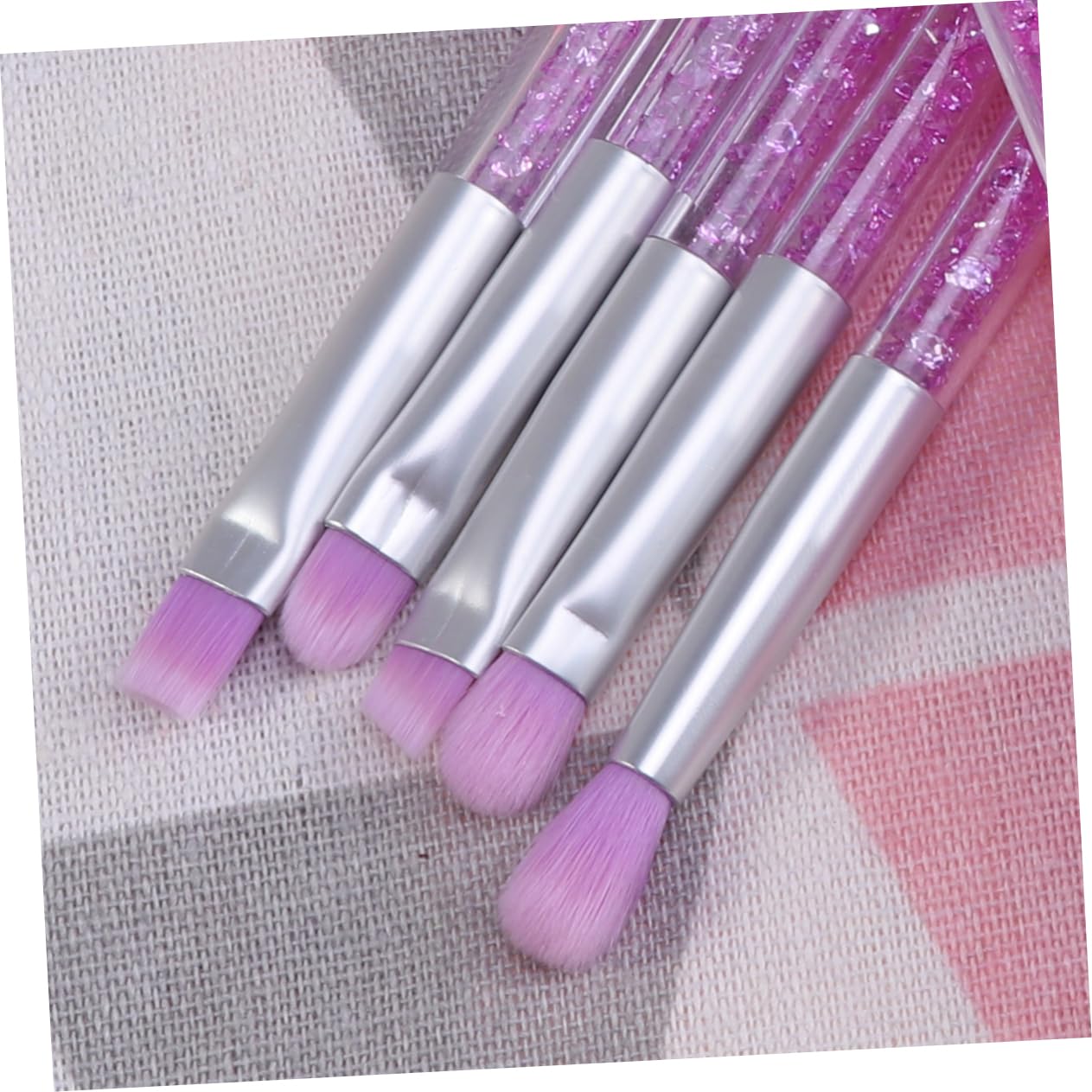 DOITOOL -teiliges Elegantes -pinsel-set mit Pailletten und Strass-griff Kosmetikpinsel für Damen Natürliches für Den Täglichen Gebrauch Damen