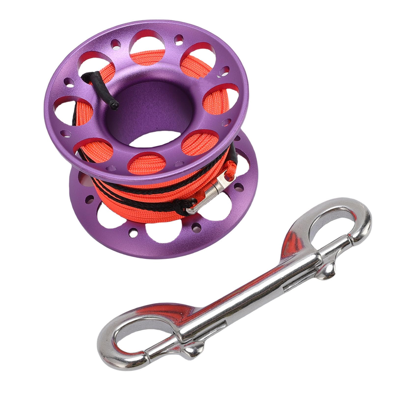 Keenso Roule de Ligne de Plongée de 15 M, Bobine de Ligne de Plongée en Aluminium Aéronau