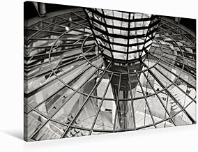 CALVENDO Premium - Lienzo de tela (75 x 50 cm, horizontal, calvido Orte, cuadro en el centro de Berlín, imagen sobre bastidor, color blanco y negro
