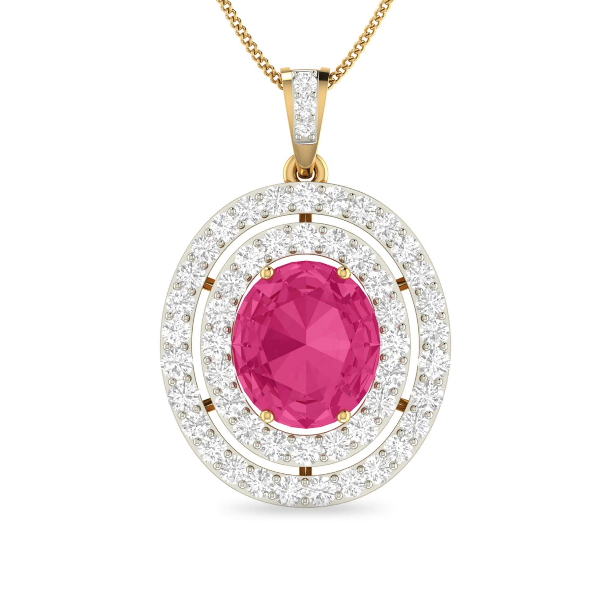 pc jeweller Yellow Gold and Solitaire Pendant for Women-picture-29