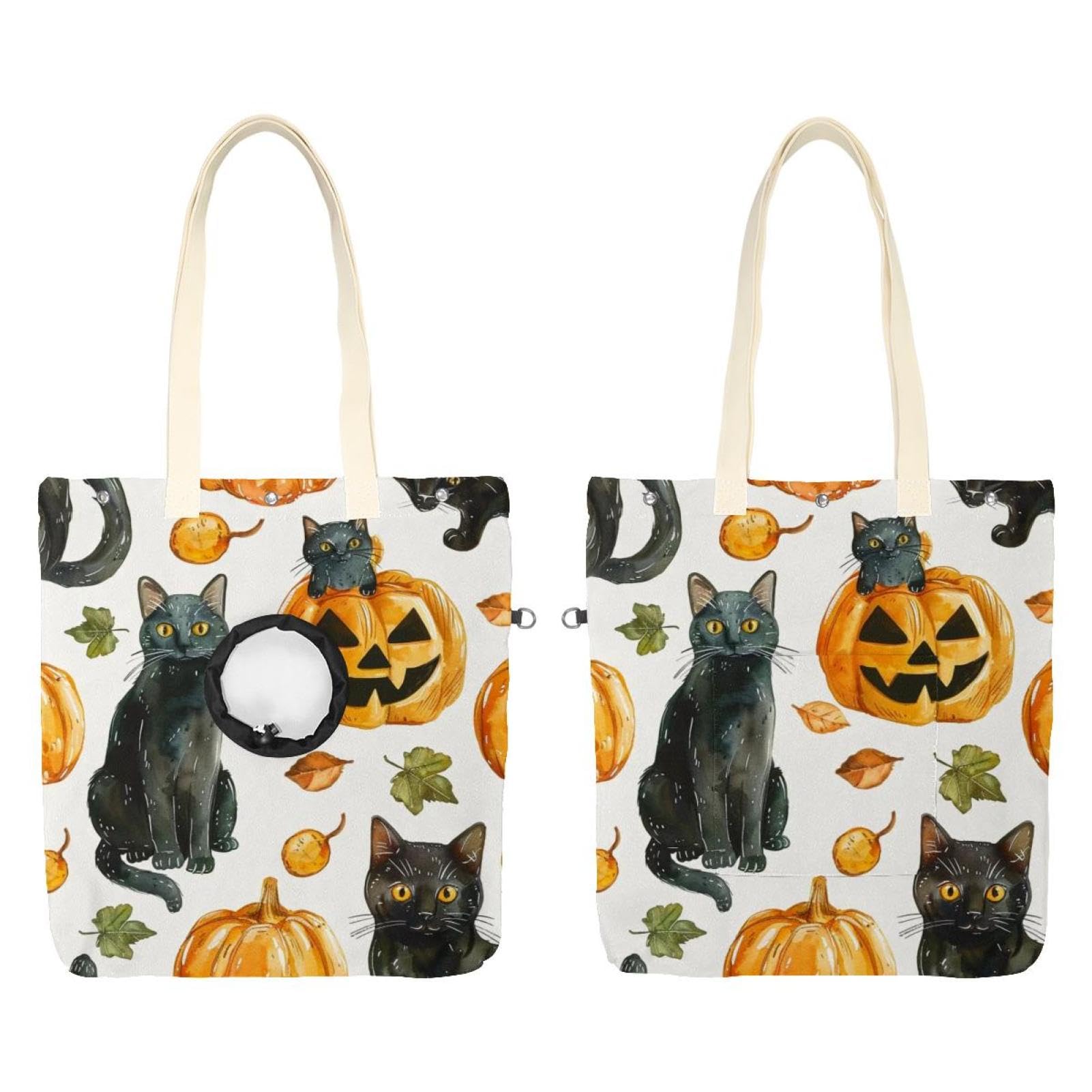 Sac à bandoulière en toile pour chat et chien sac de transport souple portable