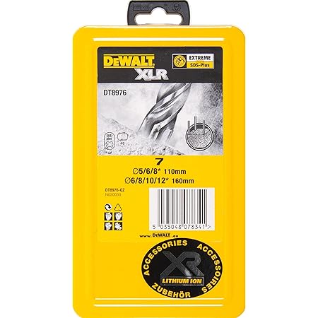 Foret SDS-Max DEWALT DT60831-QZ - 28x550 Mm - 4 Taillants - Pour Perceuses Lourdes