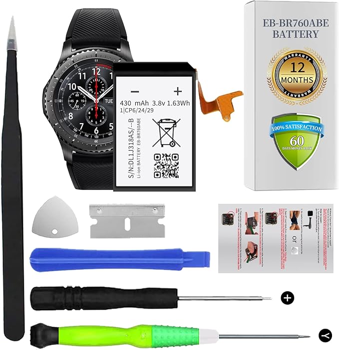 Replacement Battery for Samsung Gear S3 Frontier and Gear