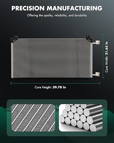 Vista 164 de SCITOO Aire acondicionado condensador compatible con Chevrolet, para modelos GMC - Silverado 2500 HD 2015-2019 - Sierra 2500 HD 2015-2019 - 6.0L