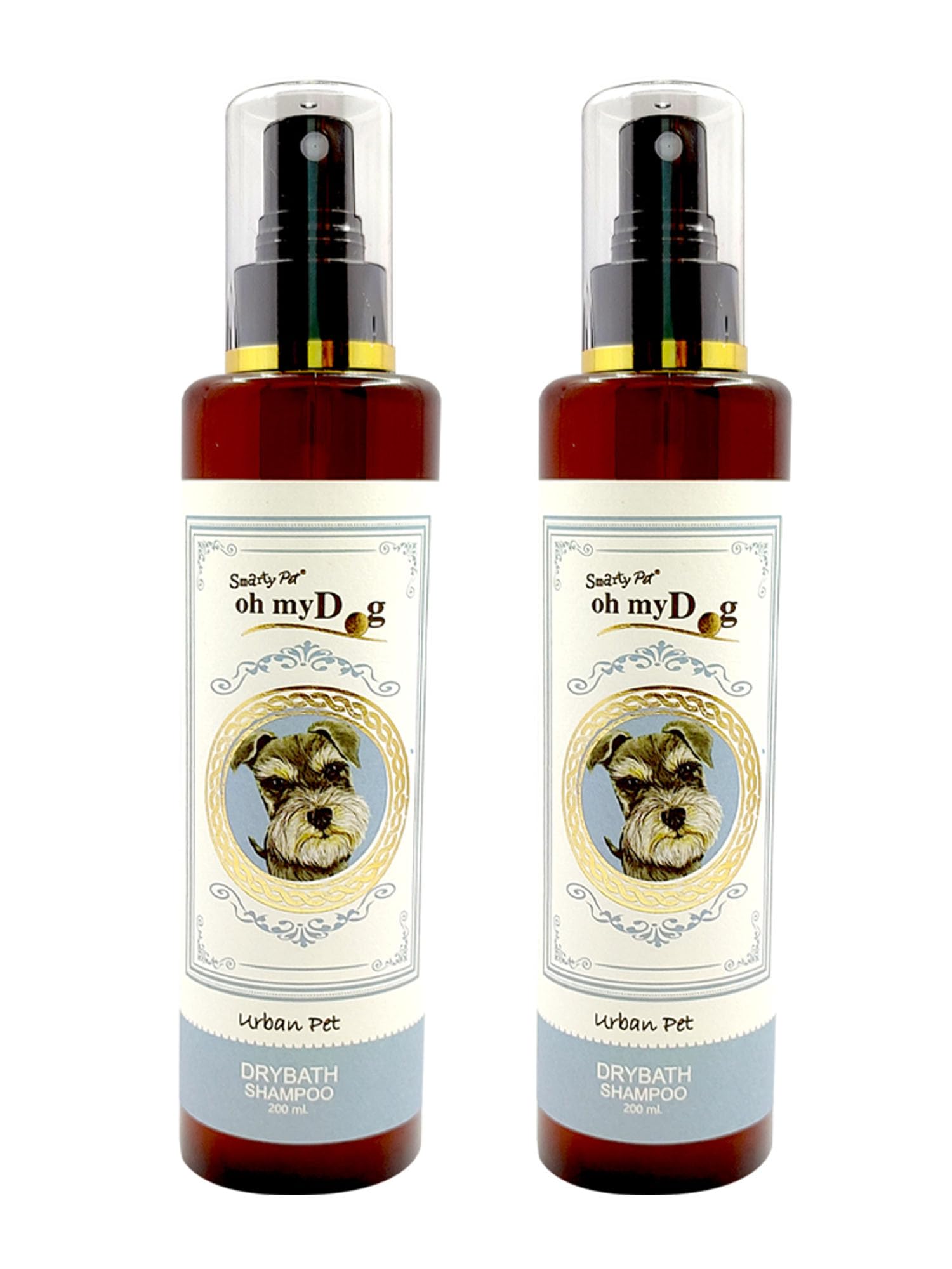 Oh My Dog Urban Pet, Pet Dry Bath Shampoo for Dogs, Puppies, Cats and Kittens for All Coat Types with Natural Active 200ml (Pack of 2) (B0BRVMJJ1B) Amazon Price History, Amazon Price Tracker