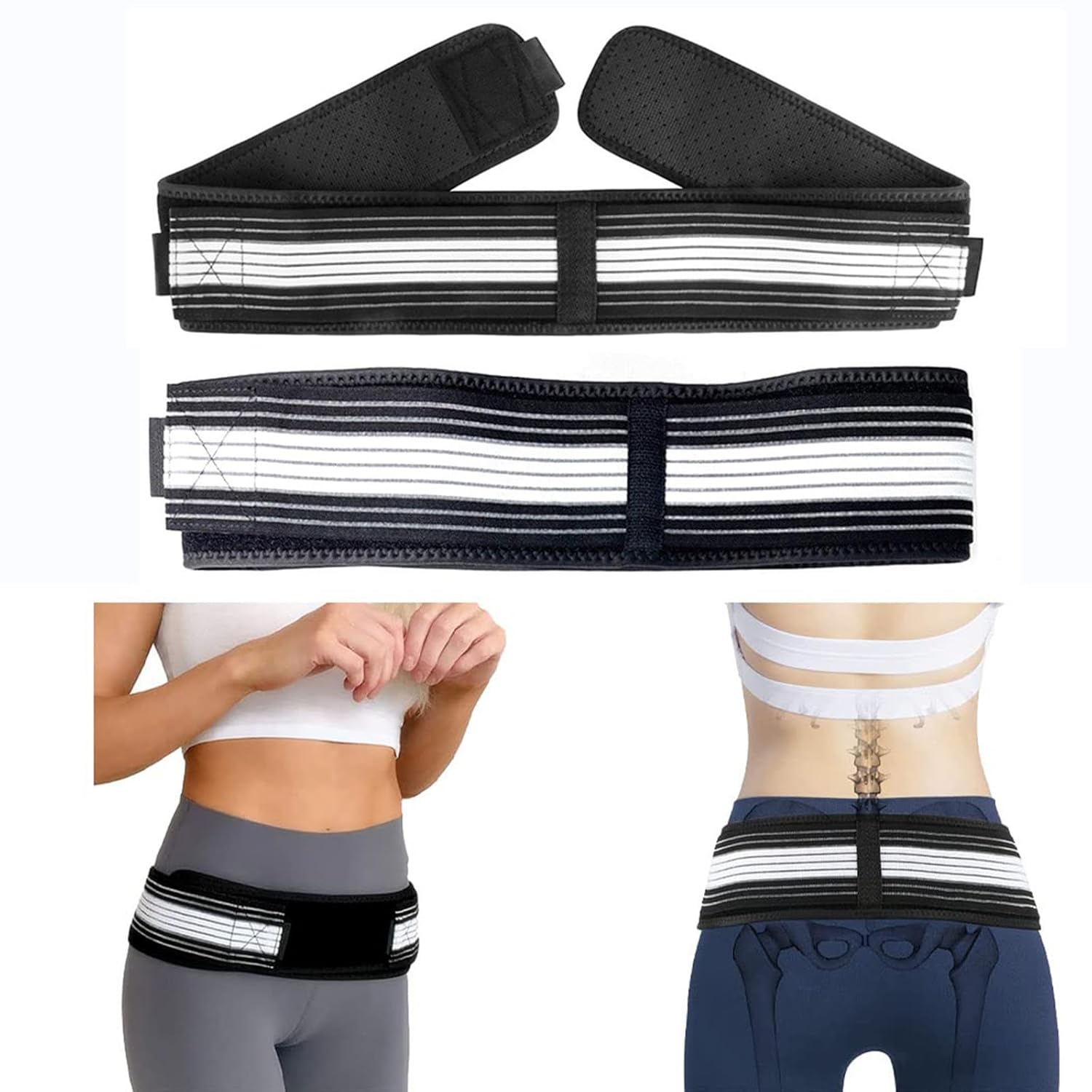 ANSUSIC Sacroiliac SI Joint BeltHip Braces Hip PainLower