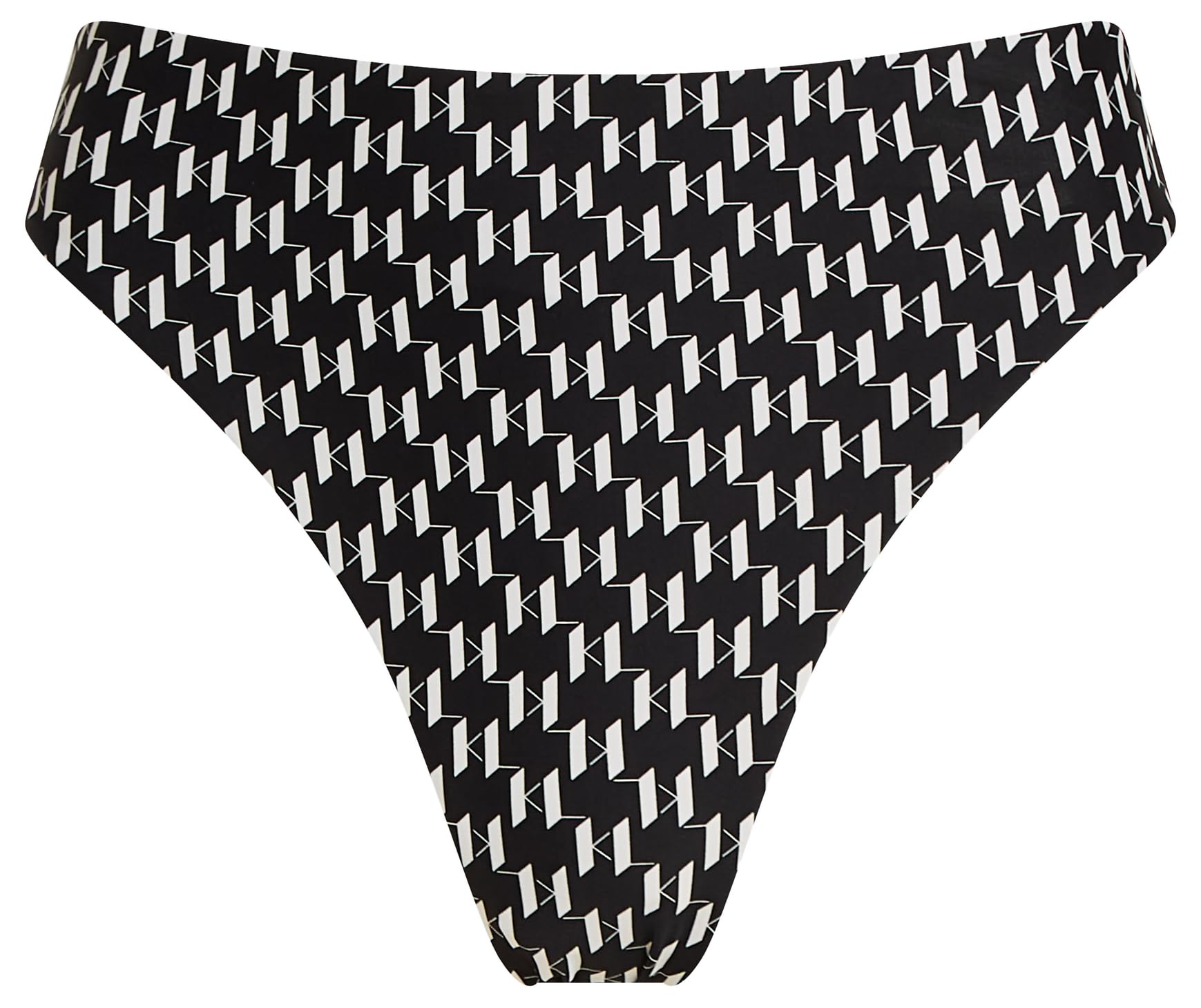 Karl Lagerfeld Donna Monogram Cheeky High Waist Bottom