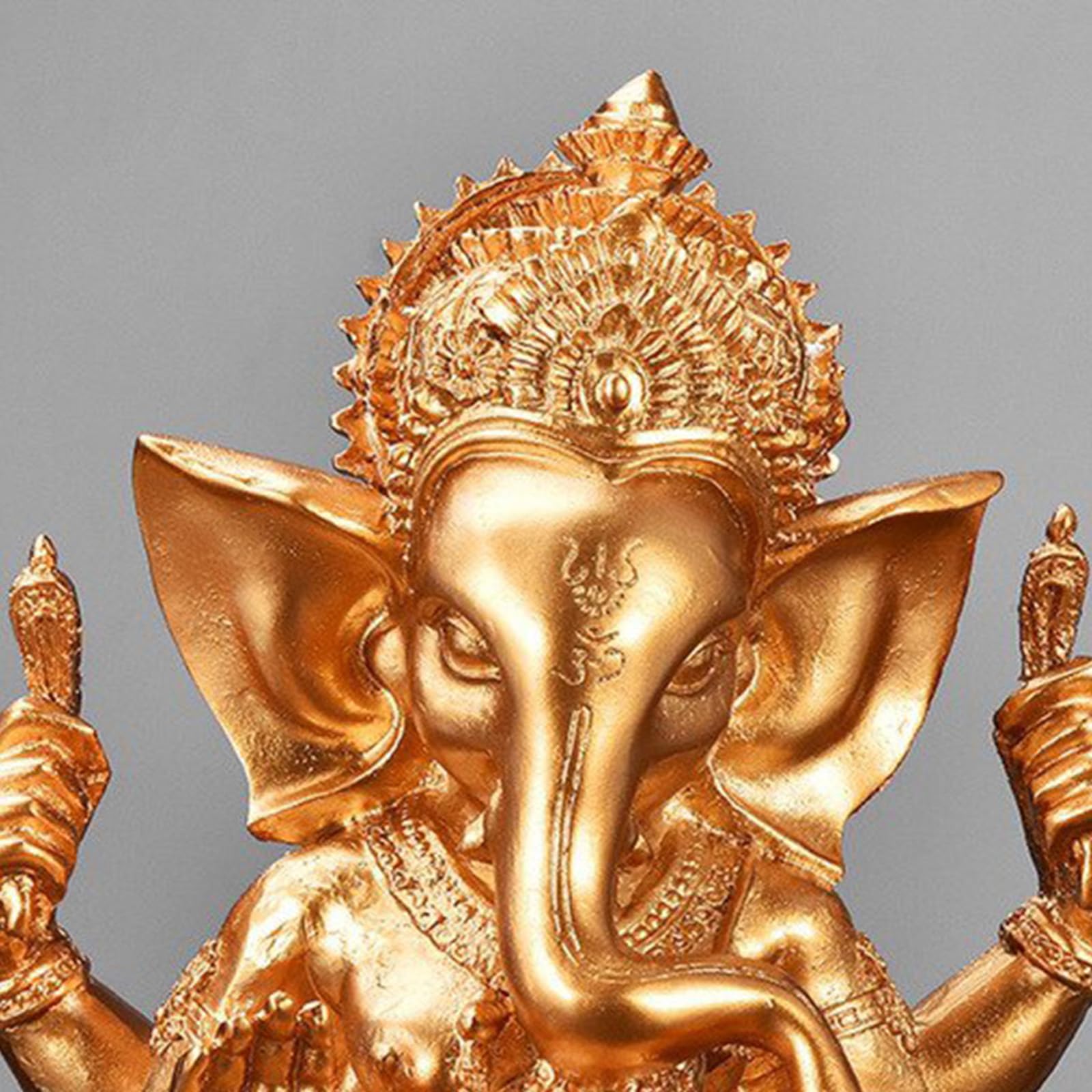 Estatua de Buda Ganesh - Estatua de Buda para decoración del hogar - Estatua de elefante para jardín al aire libre