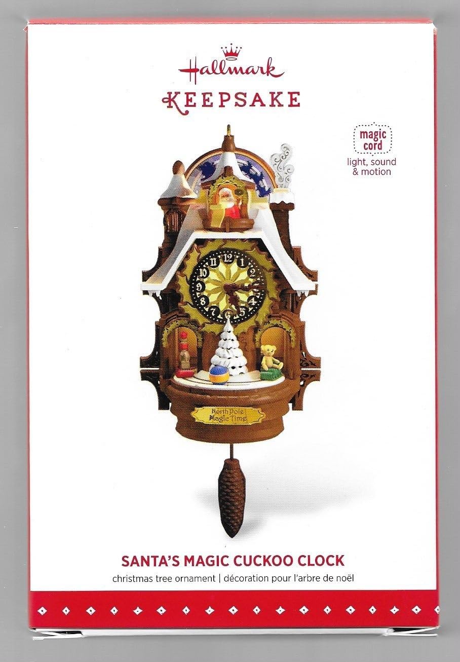 2015 Hallmark Santa's Magic Cuckoo Clock - Keepsake Ornament