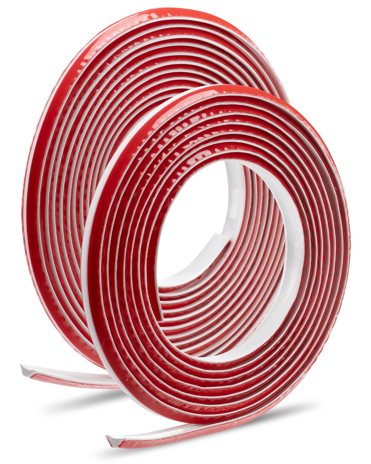 Quadrant Trim PVC Self Adhesive Skirting Board Moulding Trim, Plastic Wall Corner Decoration Edging Strip (White, 9 * 12mm, 6m)