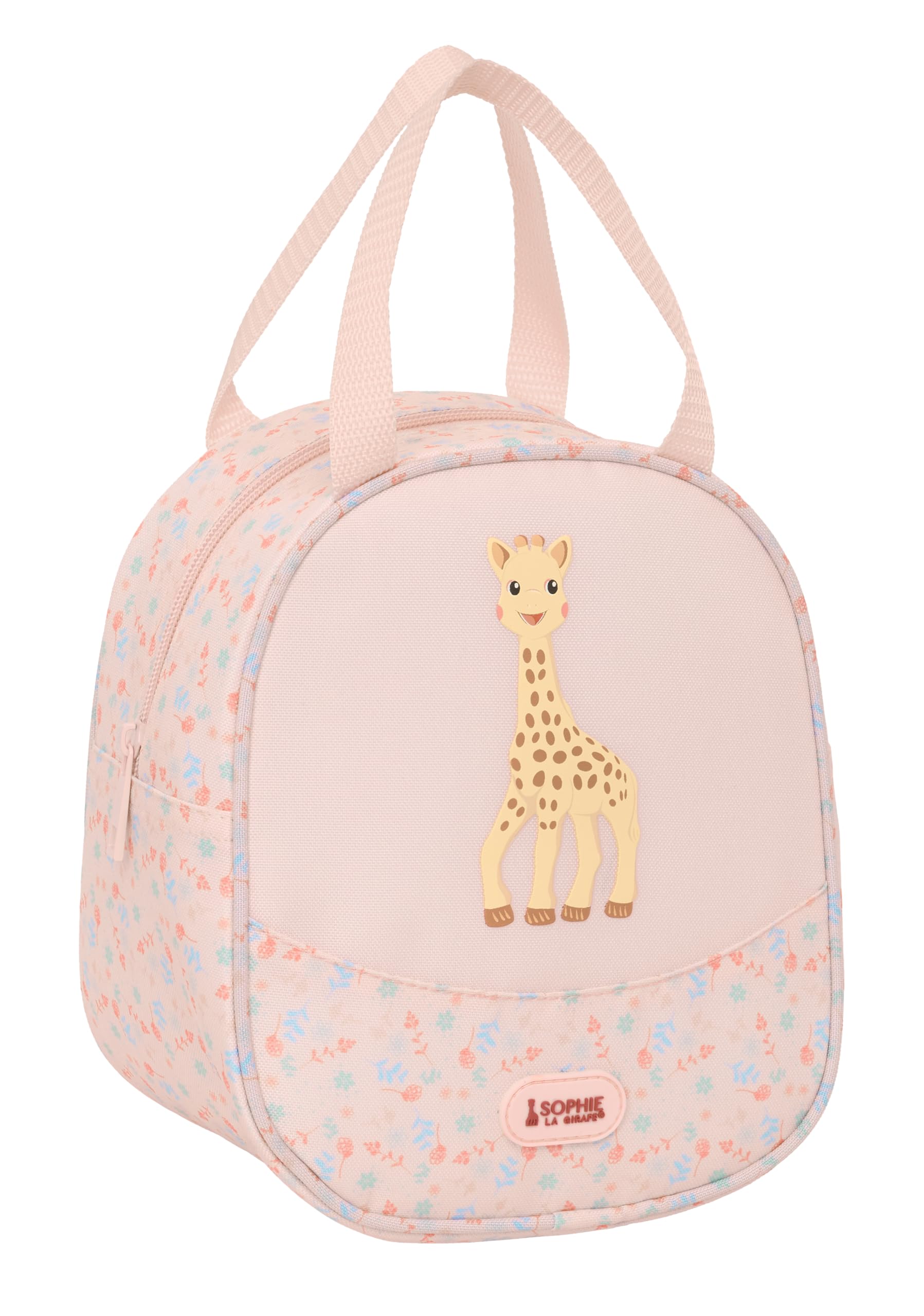 Sophie LA Girafe Joy - Children's Wash Bag, Adaptable to Cart, Ideal for Children from 5 to 14 Years, Comfortable and Versatile, Quality and Durability, 19 x 14 x 22 cm, Pastel Salmon, M, Casual