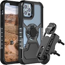 Rokform - iPhone 12, iPhone 12 Pro Crystal Case + Motorcycle Perch Phone Mount