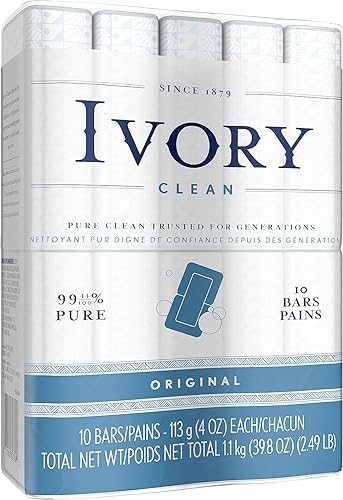Miniatura 5 de Ivory Clean Original - Barra de baño, 10 unidades (el embalaje puede variar)