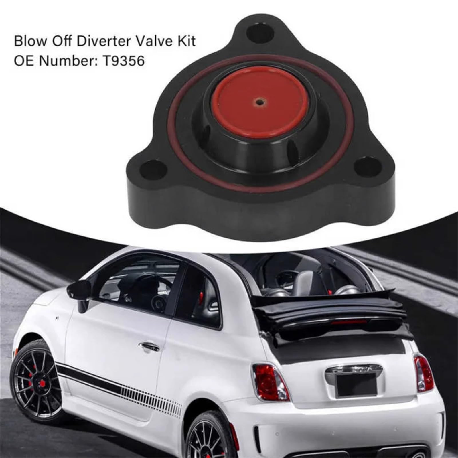 Kit de válvula desviadora, adaptador de válvula de turbocompresor, espaciador, apto para BMW 114i, 116i, 118i, F20 y F21, apto para DODGE Dart válvula desviadora‌ componente automotriz‌
