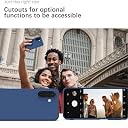 YATWIN Silicone Case for Samsung Galaxy A17 4g/5g, Soft-Touch, Shockproof, DustProof, Antiskid Phone Cover for Samsung Galaxy A17 4g/5g - Dark Blue gallery image