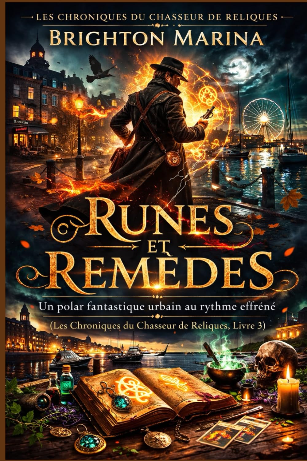 RUNES ET REMÈDES: Un polar fantastique urbain au rythme effréné (Les Chroniques du Chasseur de Reliques, Livre 3)