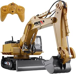 Fisca RC Harvester Tractor Toy - 2.4GHz Remote Control Farm Vehicle With Lights