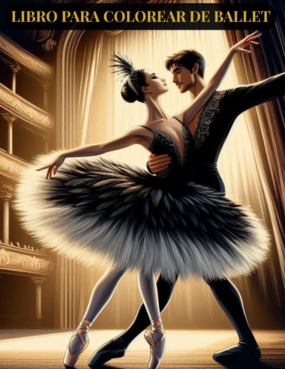 Libro Para Colorear De Ballet: Ballet libro de colorear, libro para colorear de ballet clásico para la relajación y la expresión creativa. Libro para ... Un elegante libro para colorear de ballet.