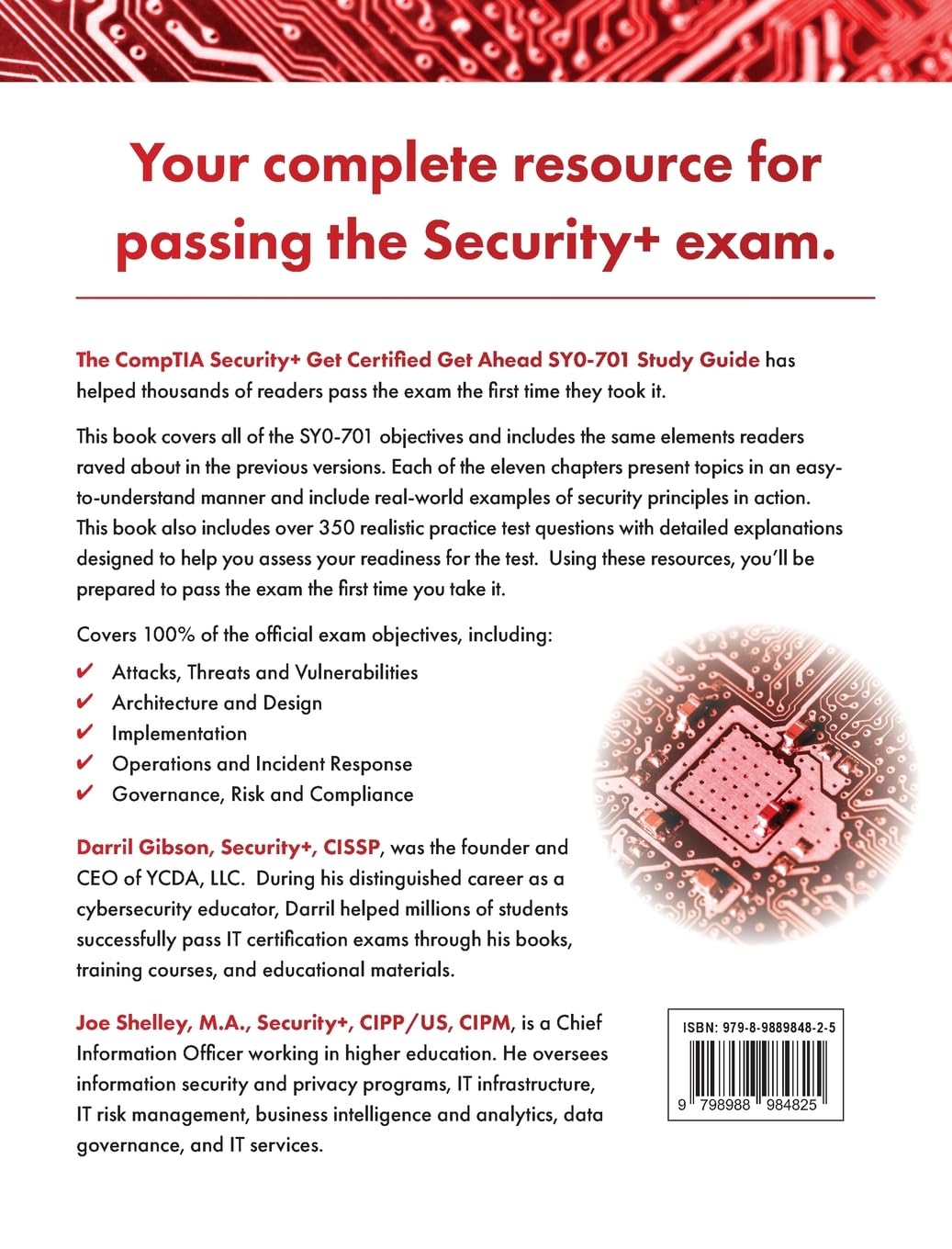 CompTIA Security+ Get Certified Get Ahead: SY0-701 Study Guide
