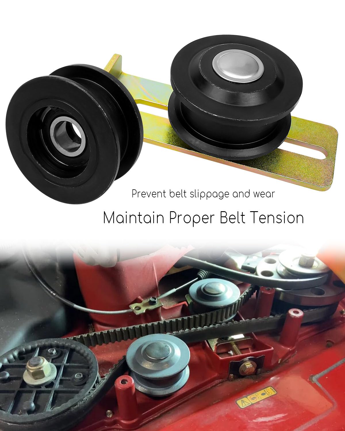 Lawn Mower Belt Toro Timemaster Tensioner Pulley Idler Pulley Toro