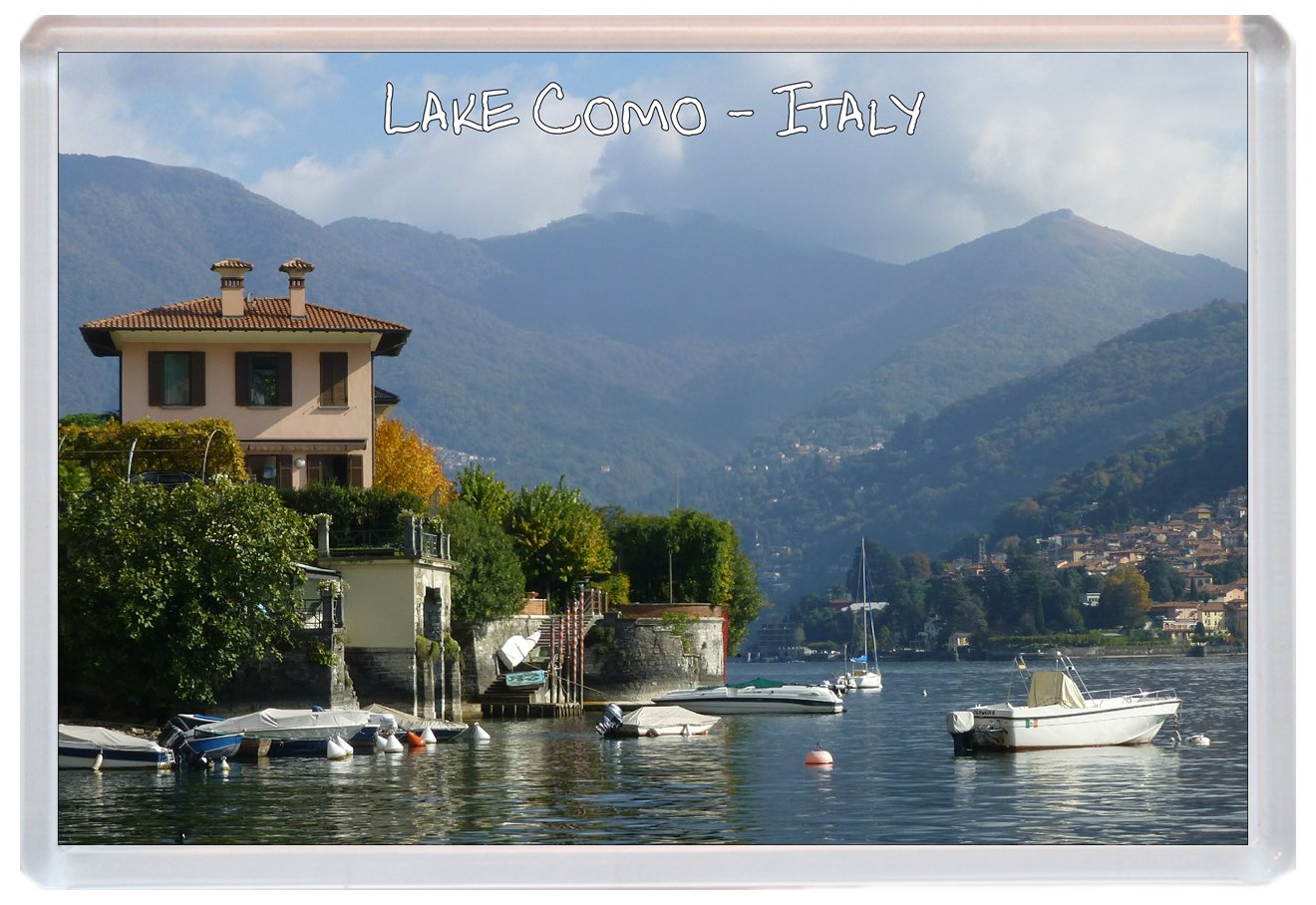 Baked Bean Store Lake Como - Italy - Jumbo Fridge Magnet Id749
