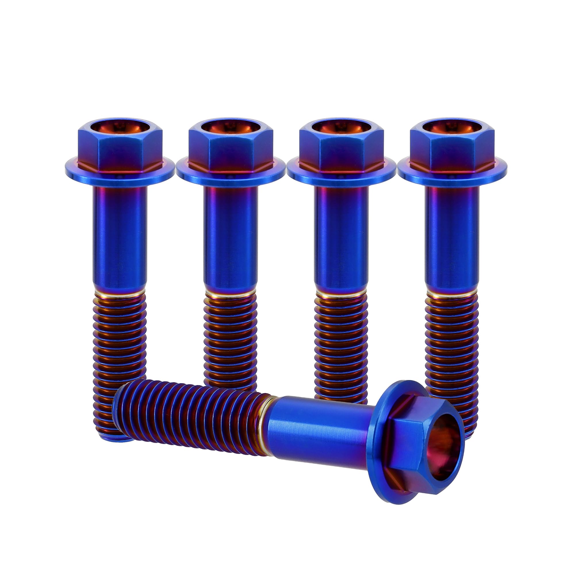 RISON-Titanium Titanmutter Sechskantmutter DIN 934, M3 Sechs