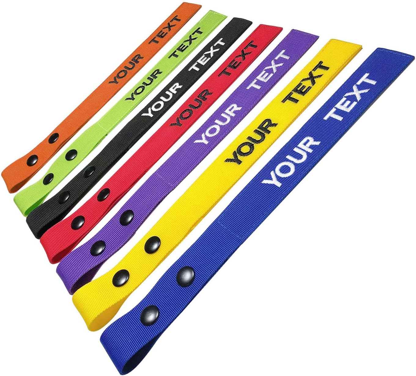 Personalized Luggage Tags, Custom Name Text Suitcase Labels for Travel Suitcase,Embroidery