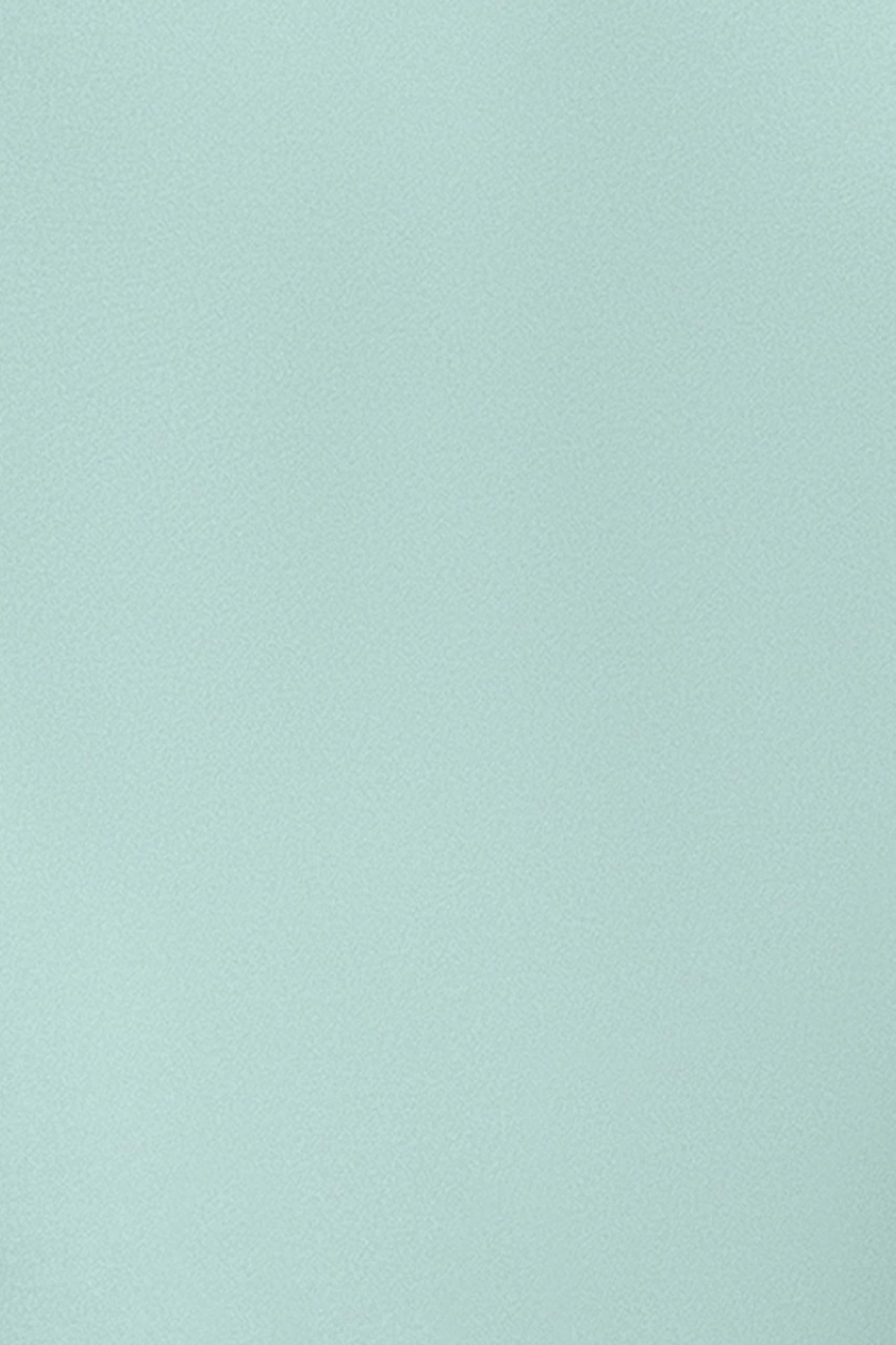 Betsy & Adam Womens Long Sleeveless Stretch Scuba Crepe Ruffle DressSpecial Occasion Dress: 6 Sage