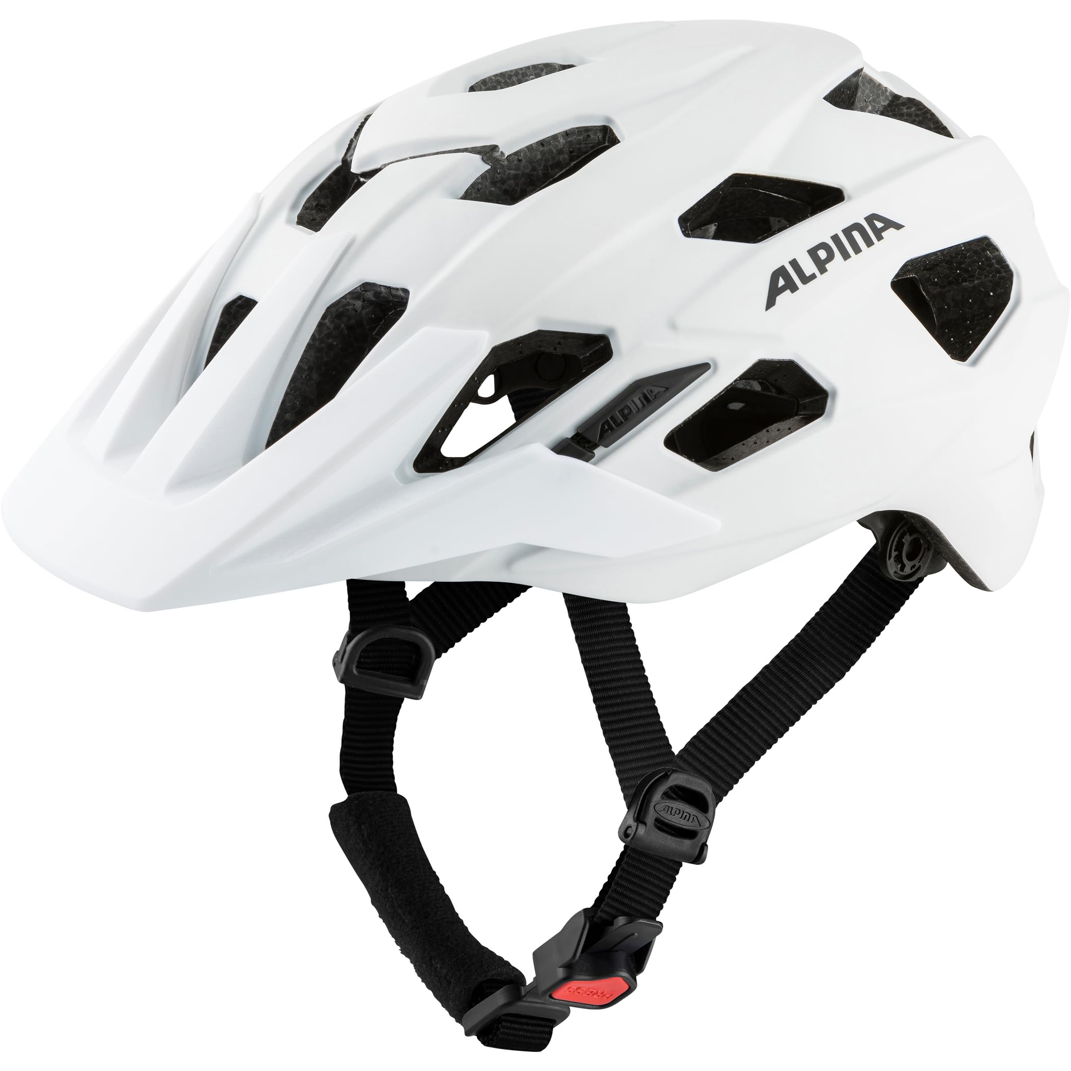 ALPINA PLOSE MIPS, white matt, 52-57 cm, kask rowerowy dla kobiet i mężczyzn, indywidualnie dopasowany