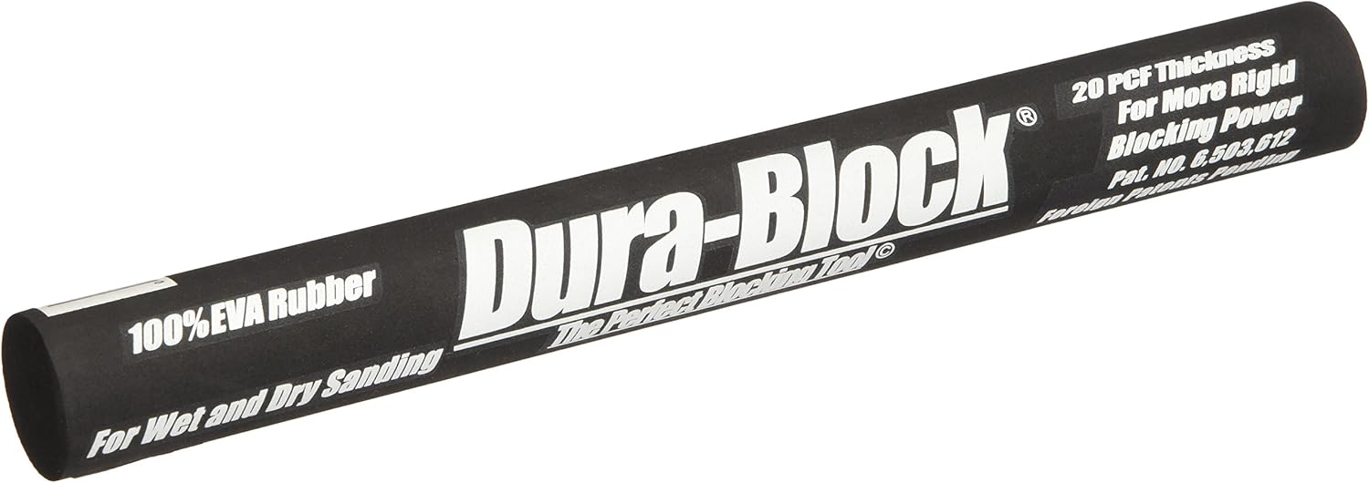 Dura-Block AF4404 Black Round Sanding Block, 11" : Tools & Home Improvement
