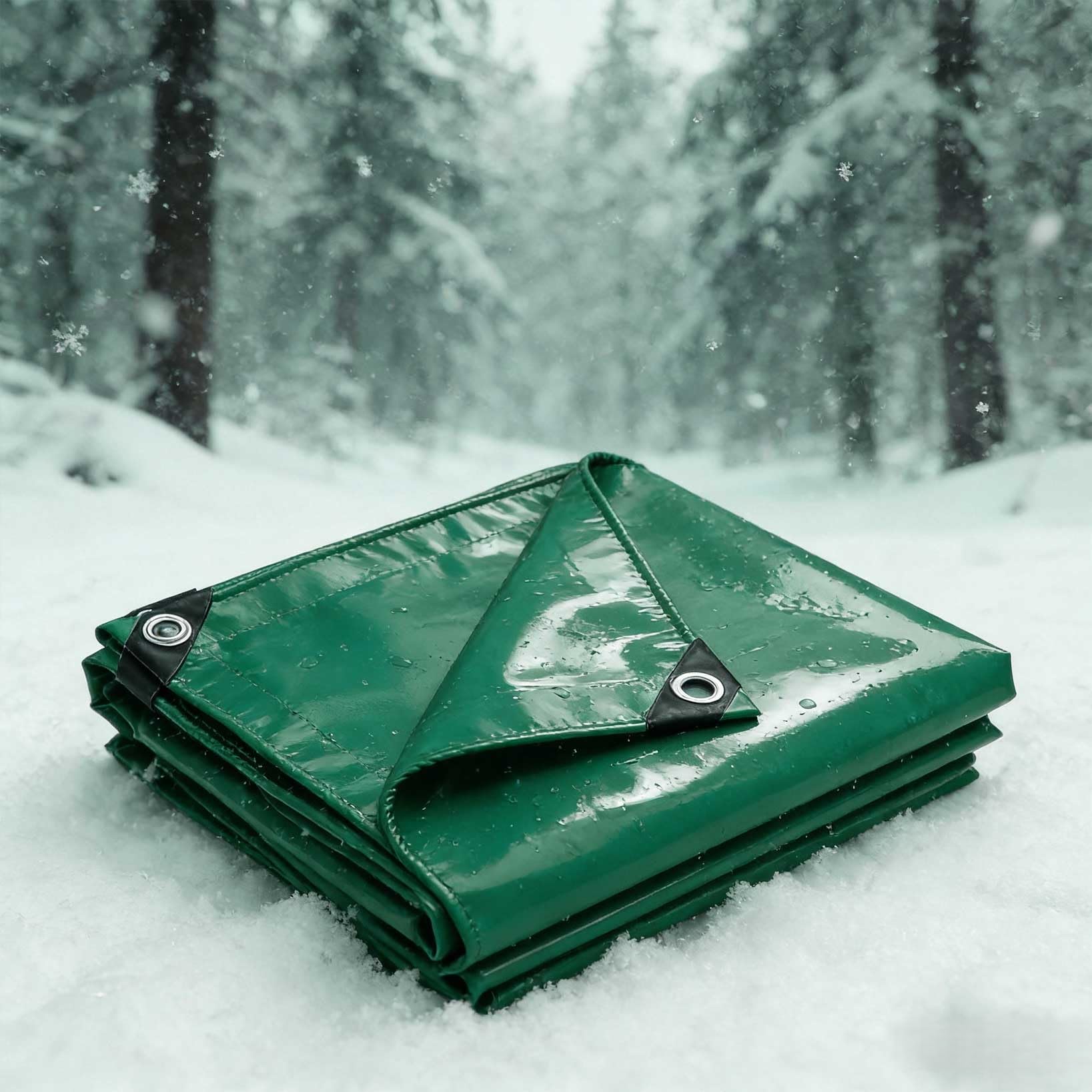 Lona de PVC impermeable verde 85 x 125 cm de alta durabilidad