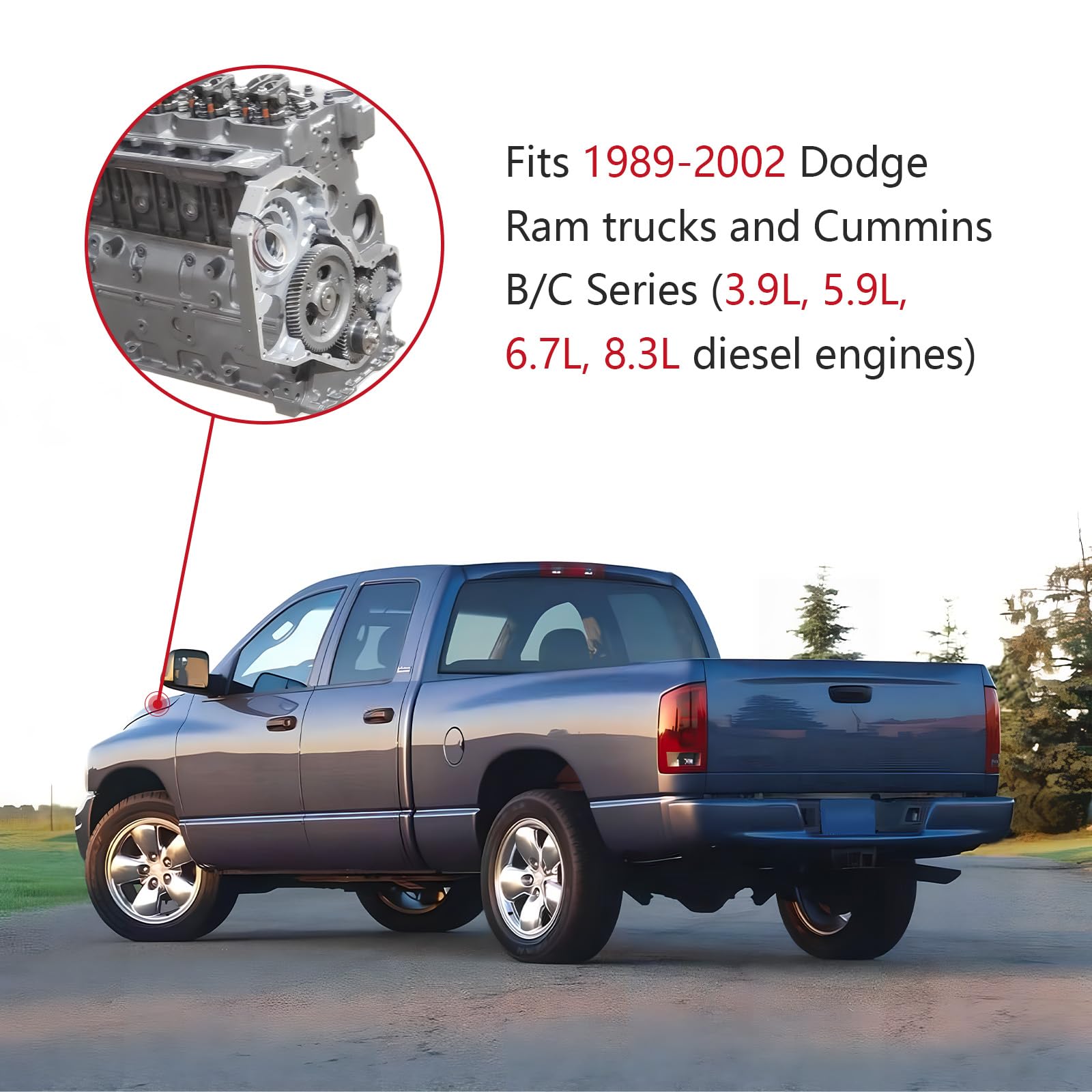 VISVIC Engine Barring Rotating Tool Fit For Cummins B/C