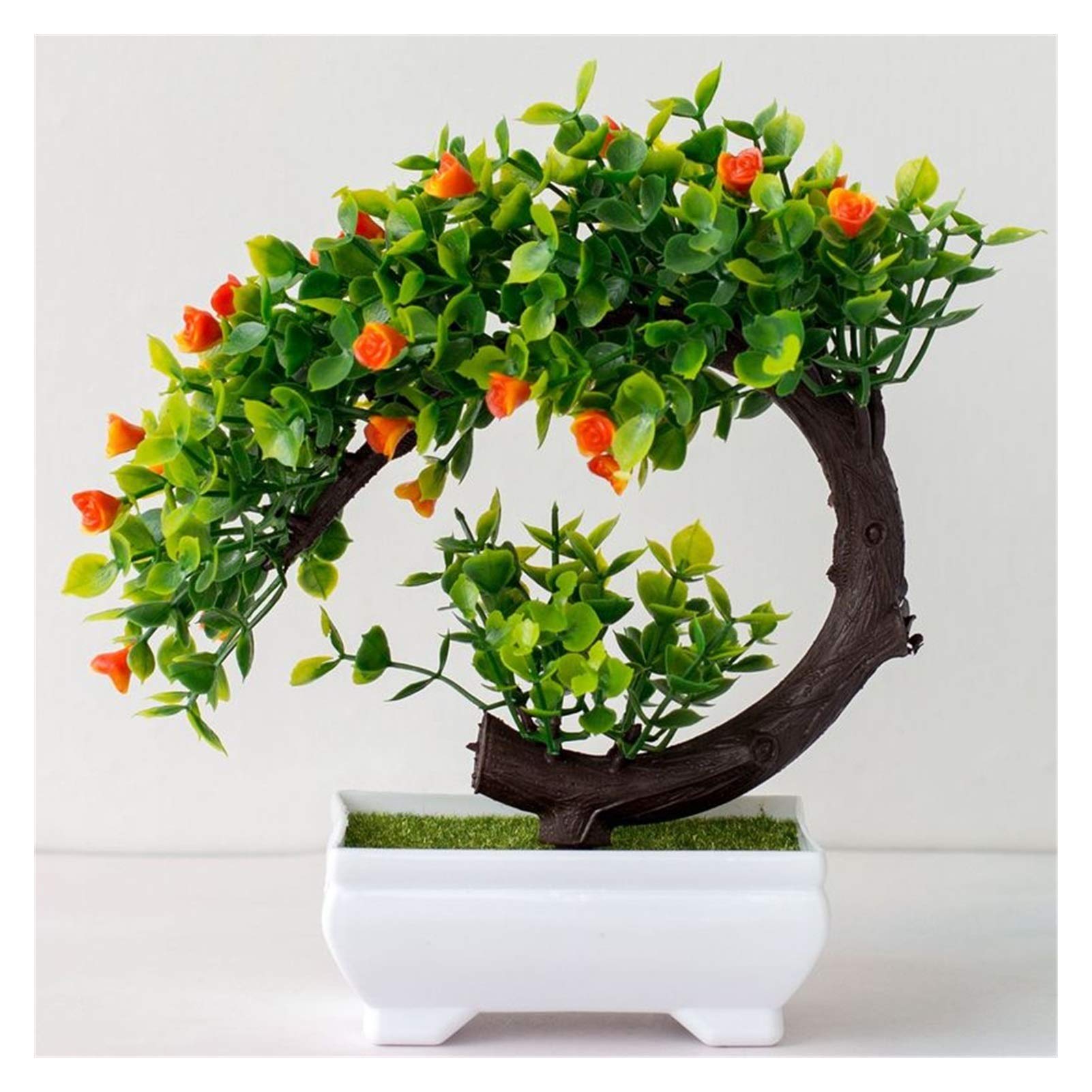 Artificielle Bonsaï Plastique artificiel Bonsai Faux Plantes Fleur De Mariage De Mariage Maison Décor Jardin Hôtel Envers Artificial Artificiel Faux Plastique Bonsaï Plant Arbre Plante Artificielles (