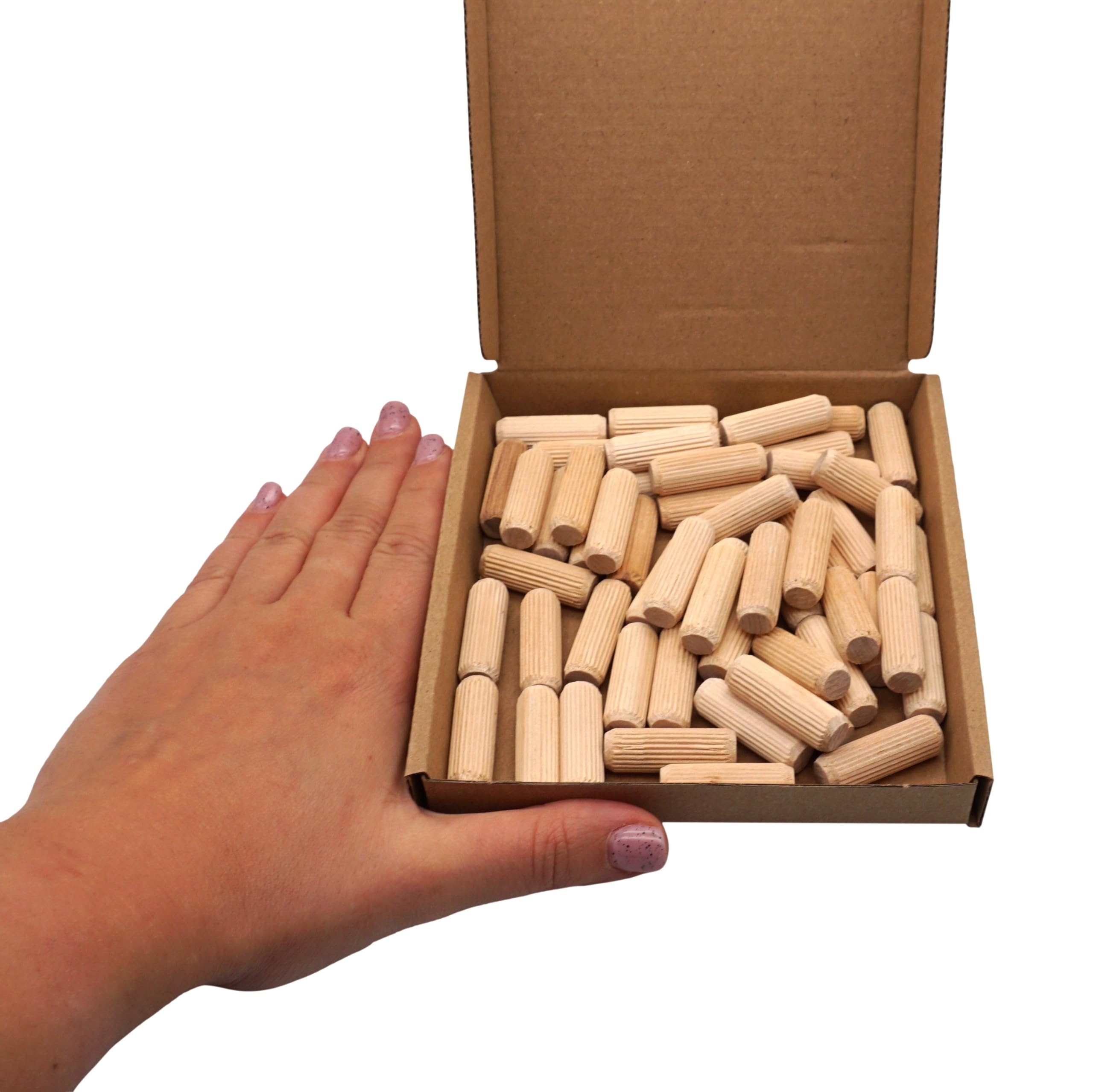 150 Tasselli In Legno 10x30mm - Scanalati Per Mobili, Fai Da Te, Montaggio Facile - Foto 4