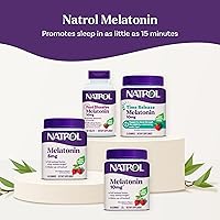 Vista 9 de Natrol Melatonina de liberación prolongada de 5 mg, suplemento dietético para un sueño reparador, 100 tabletas, suministro para 100 días
