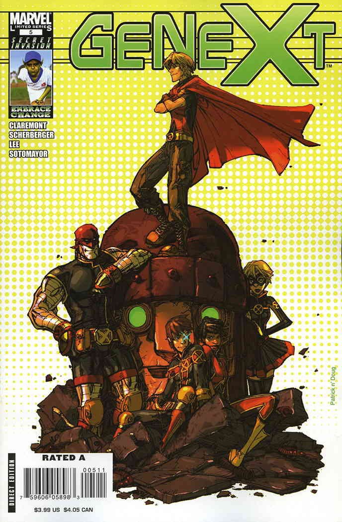 Genext #5 VF/NM ; Marvel comic book | Chris Claremont